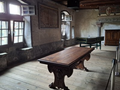 La salle des chevaliers avec le Circuit Secret