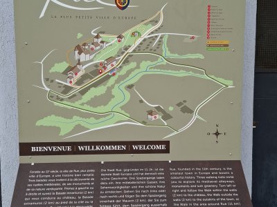 Plan des balades à Rue