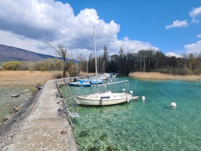 <p>Le port de la Ramée</p>