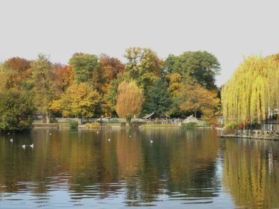 vue sur le lac en automne 2011