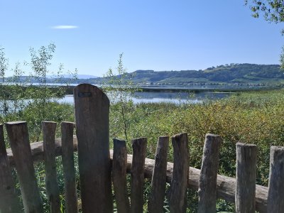 Vue sur le Mont Vully, depuis un observatoire