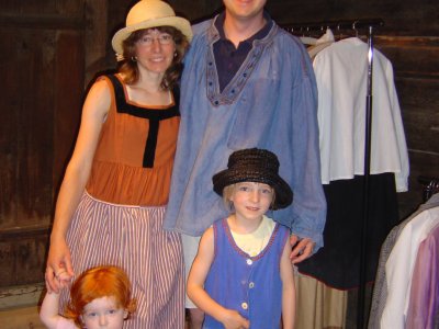 En tenue d'époque (ou presque...)