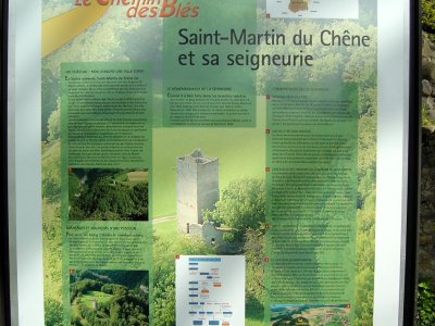 Panneau explicatif au pied de la tour